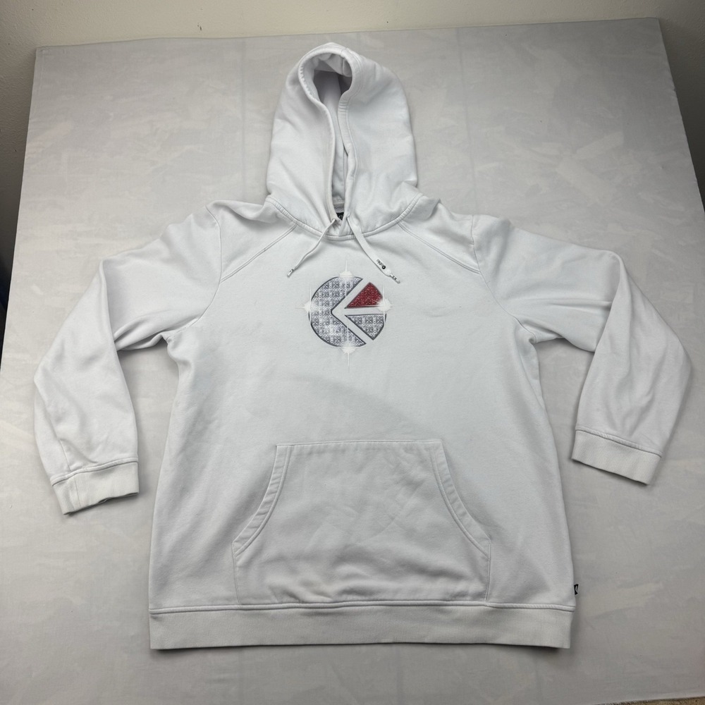 Ethika White‎ Pullover Hoodie Men's 2XL Fleece Lined Streetwear Y2K